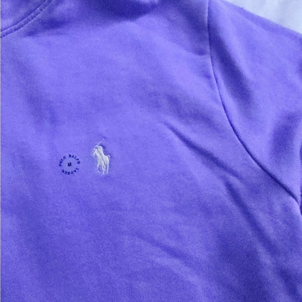 Polo Ralph Lauren Hooded Sweatshirt Men’s Size Medium Pastel Purple - Picture 3 of 8